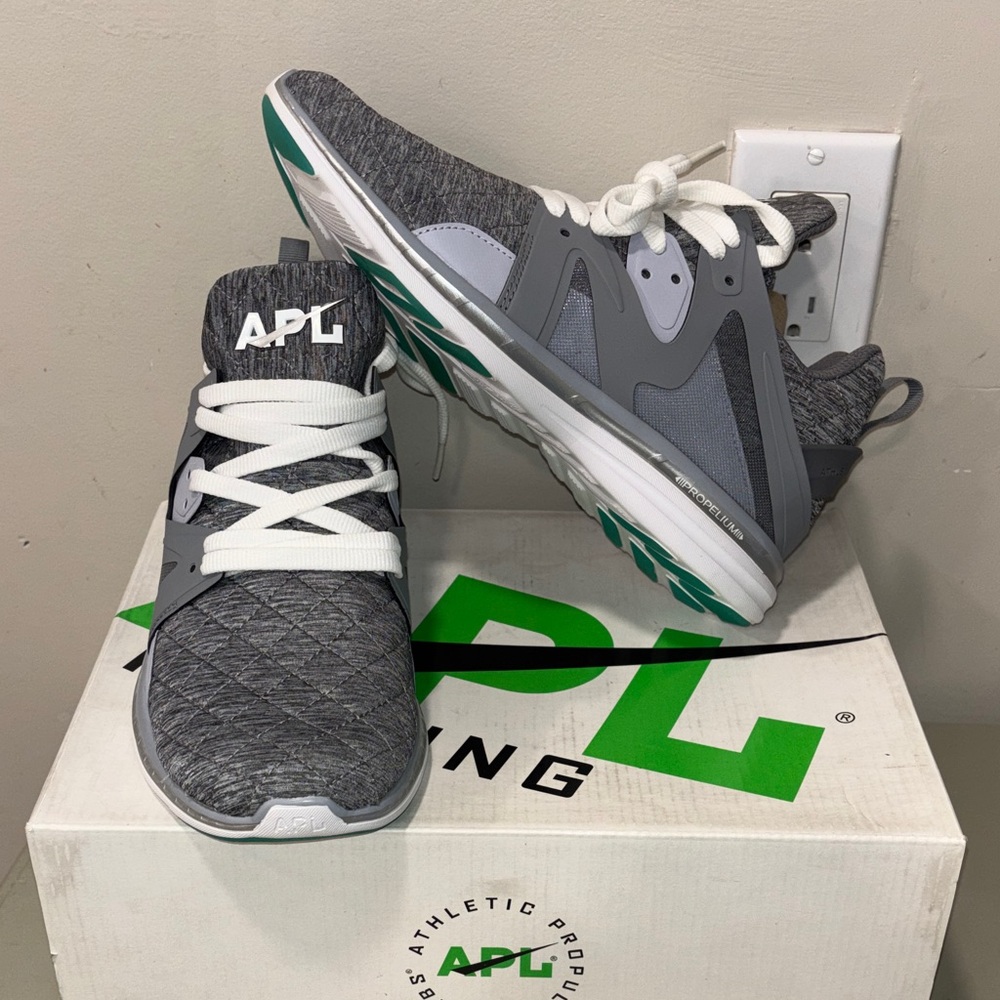 APL BRAND NEW in bid' Grey & white Athletic Sneakers Women’s size 10